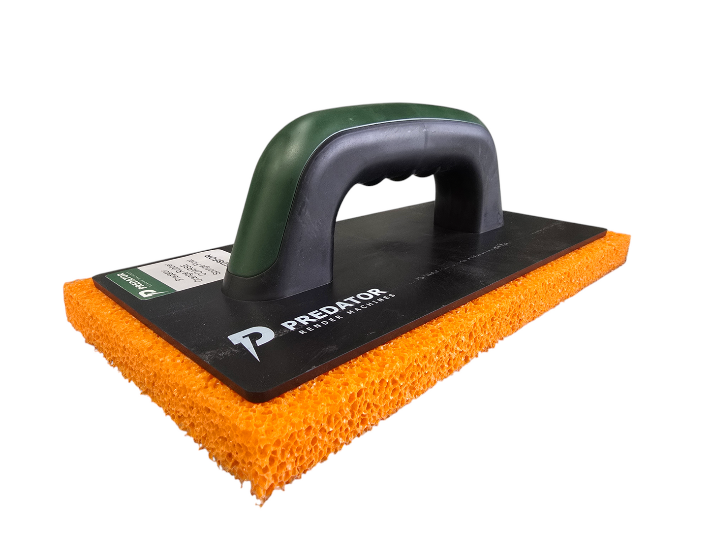 Predator Coarse Sponge Float for render tools, features durable rubber sponge and soft-grip handle for easy use.