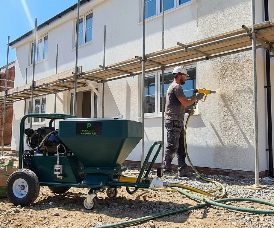 Predator Pro Spray Plus  Professional Render, Plaster and Cork Spray Machine