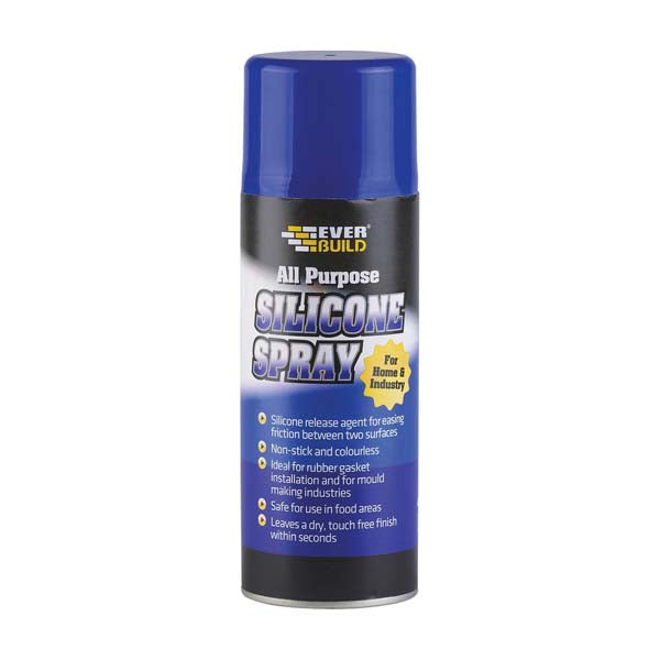 Everbuild 400ml Silicone Spray Lubricant