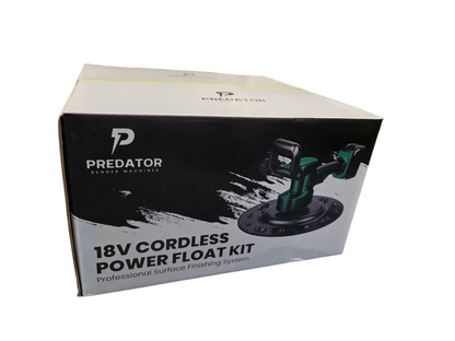 Predator Powerfloat cordless power float for professional finishing

